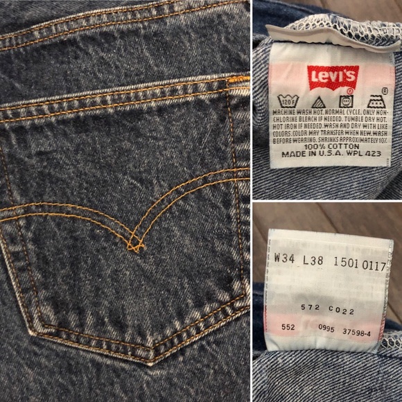 Vintage Levi’s 501 Curved Hem Cropped Jeans!!! - Picture 8 of 8
